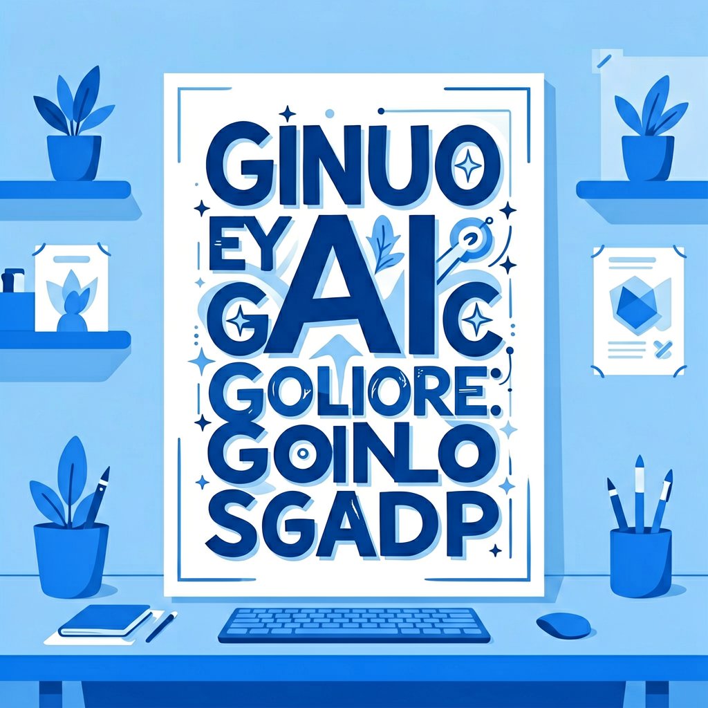 AI image generator rendering typography inside a poster mockup